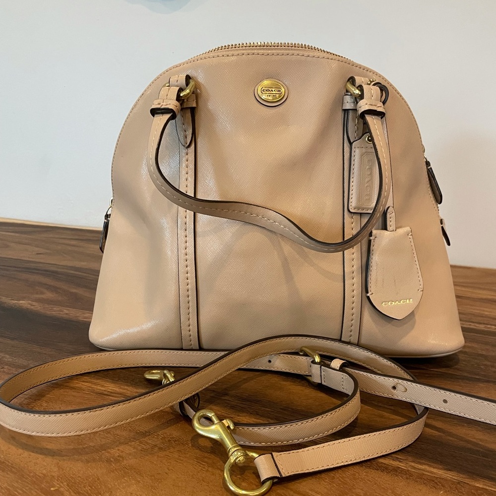 Coach satchel crossbody handbag